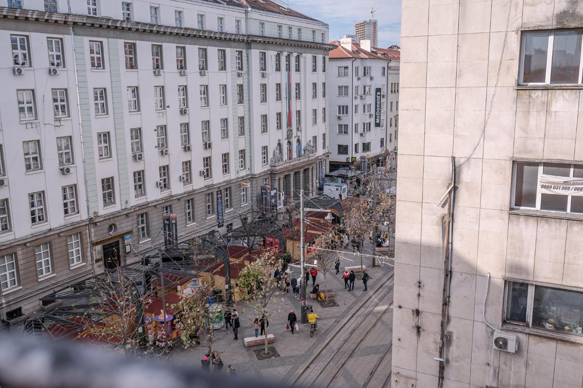 Slaveykov Sqr Urbanlux Topcentre 2Bdr Free Parking Sofia Bagian luar foto